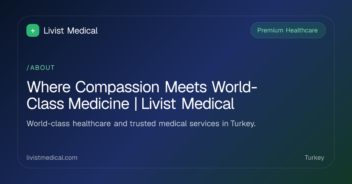 Where Compassion Meets World-Class Medicine | Livist Medical