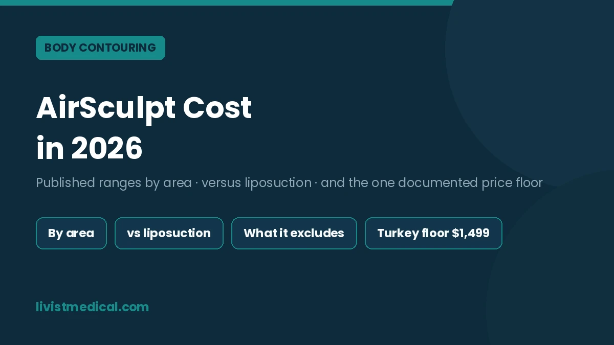 AirSculpt Cost in 2026: Price by Area and Cheaper Options