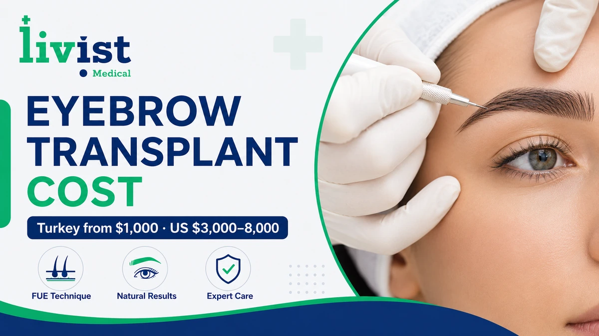 Eyebrow Transplant Cost in Turkey 2026: Prices & Packages