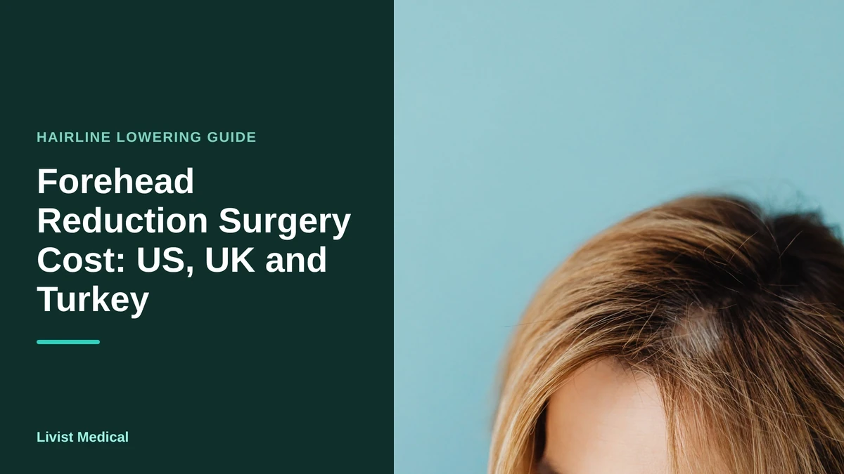 Forehead Reduction Surgery Cost: US, UK and Turkey 2026
