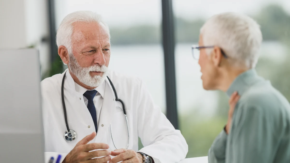 A doctor discussing treatment options with a patient