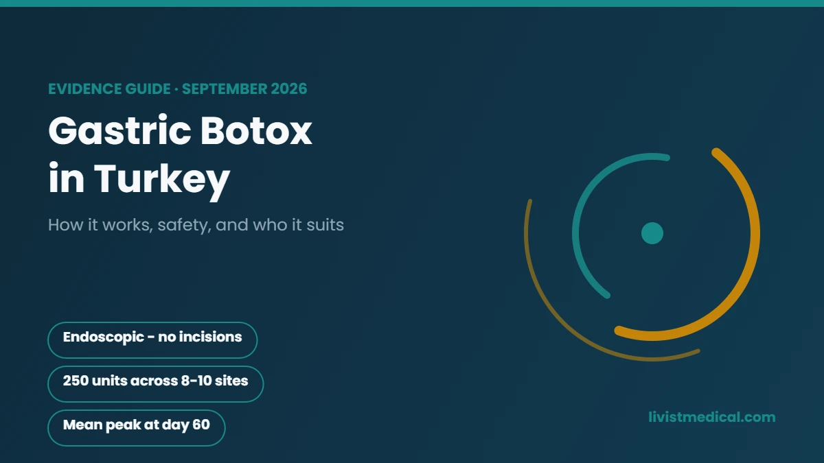 Gastric Botox in Turkey: How It Works, Safety, Who It Suits