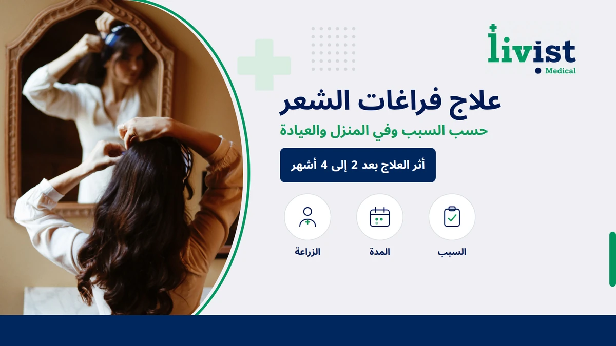 علاج فراغات الشعر: حسب السبب وفي المنزل والعيادة 2026