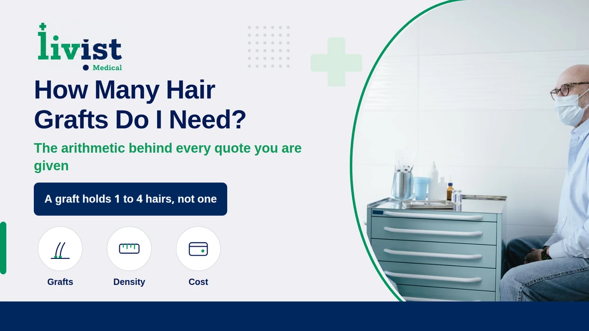 How Many Hair Grafts Do I Need? The Real Arithmetic