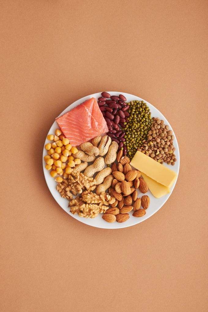 Protein-rich foods and legumes that support skin elasticity