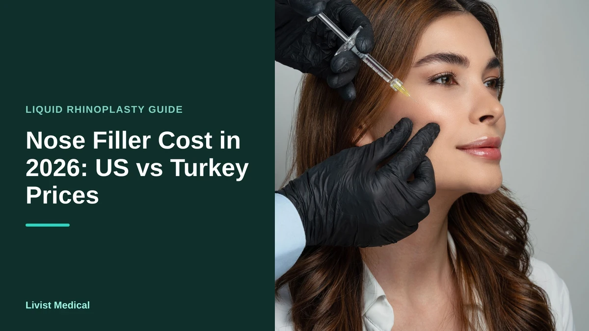 Nose Filler Cost in 2026: US vs Turkey Prices