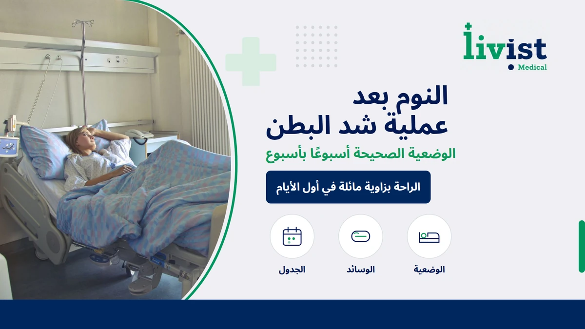 متى أنام على جنبي بعد عملية شد البطن؟ جدول عملي