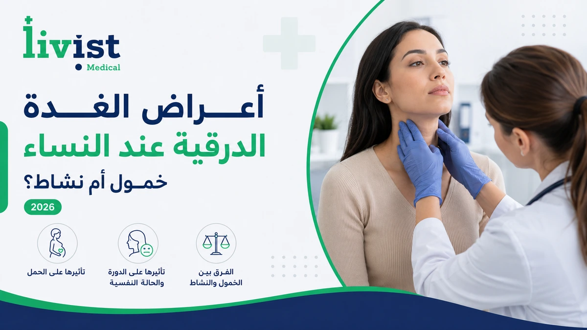 أعراض الغدة الدرقية عند النساء: خمول أم نشاط؟ | دليل 2026