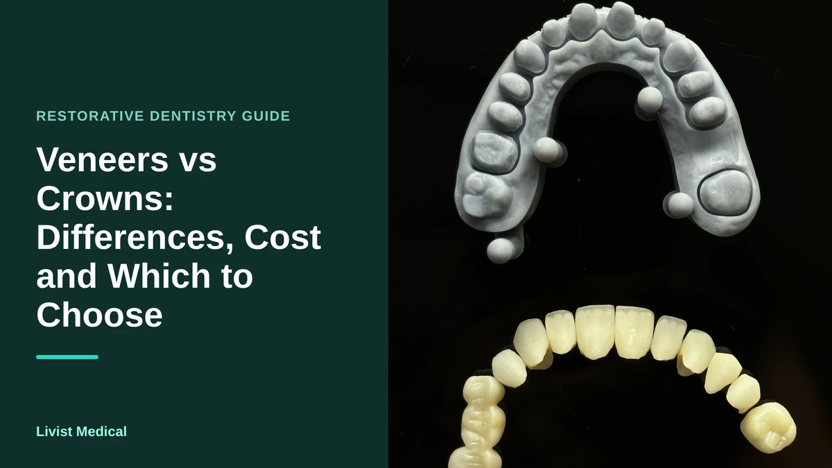 Veneers vs Crowns: Differences, Cost and Which to Choose